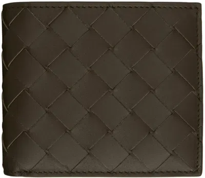 BOTTEGA VENETA BROWN INTRECCIATO BI-FOLD WALLET
