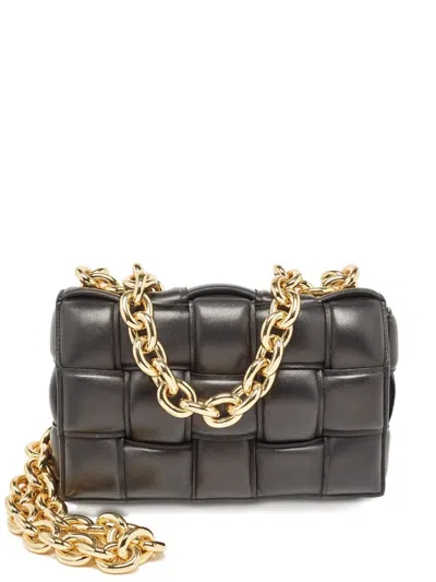 BOTTEGA VENETA CASSETTE LEATHER SHOULDER BAG