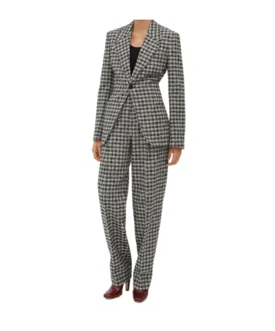 BOTTEGA VENETA BOUCLE GINGHAM WOOL JACKET