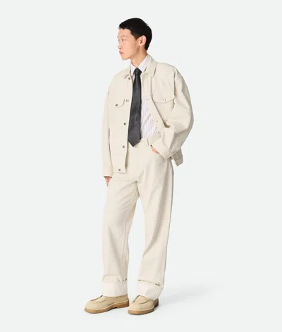 BOTTEGA VENETA COLOURED TURNED UP JEANS