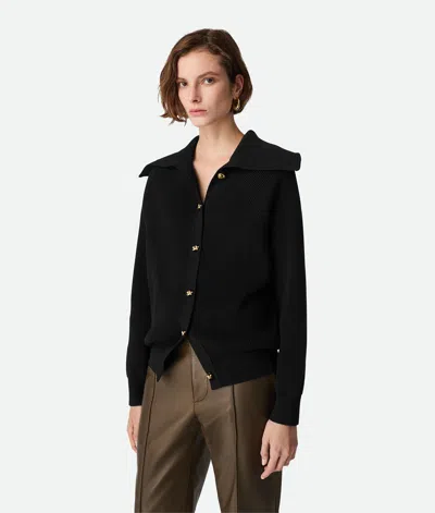 BOTTEGA VENETA COTTON RIB CARDIGAN