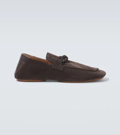 BOTTEGA VENETA DADDY SUEDE LOAFERS