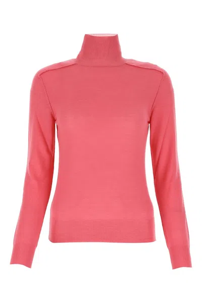 BOTTEGA VENETA DARK PINK CASHMERE SWEATER