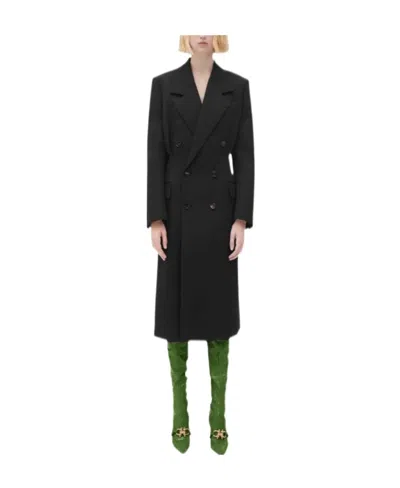 BOTTEGA VENETA DOUBLE-BREASTED WOOL COAT