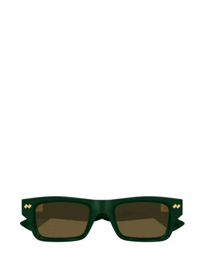 BOTTEGA VENETA BOTTEGA VENETA EYEWEAR RECTANGULAR FRAME SUNGLASSES