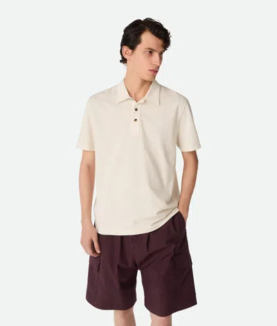 BOTTEGA VENETA POLOSHIRT AUS FEINEM BAUMWOLLJERSEY