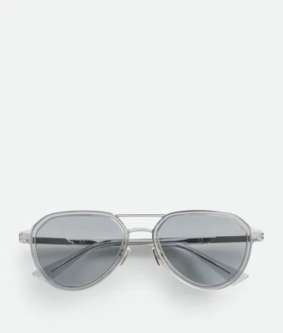 BOTTEGA VENETA FORTE AVIATOR SUNGLASSES