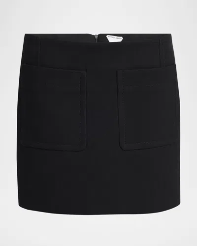 BOTTEGA VENETA FRONT-POCKETS MINI PENCIL SKIRT