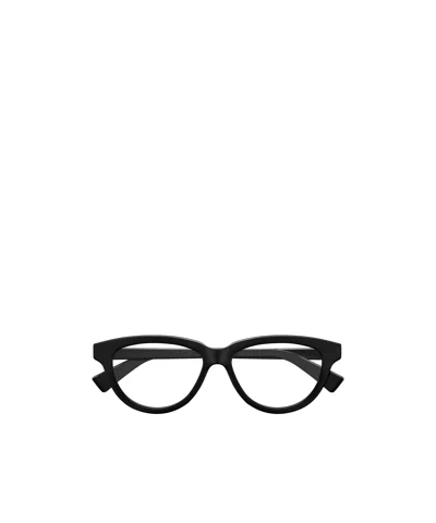 BOTTEGA VENETA BOTTEGA VENETA EYEWEAR OVAL FRAME GLASSES