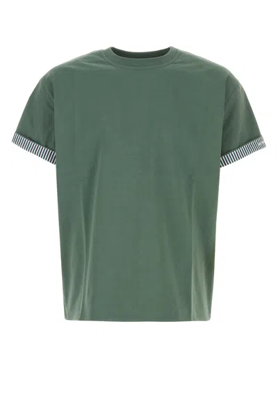 BOTTEGA VENETA GREEN COTTON T-SHIRT