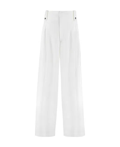 BOTTEGA VENETA BOTTEGA VENETA HIGH WAIST TAPERED FIT TROUSERS