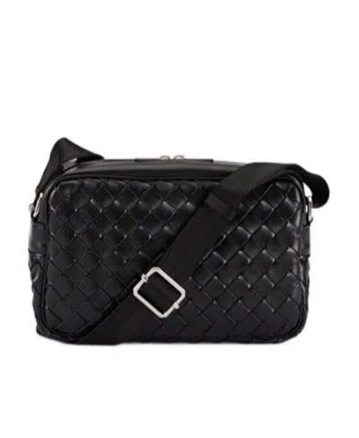 BOTTEGA VENETA INTRECCIATO LEATHER SHOULDER BAG