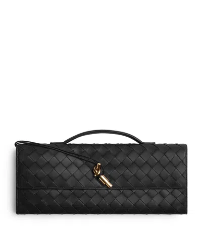 BOTTEGA VENETA LEATHER ANDIAMO CLUTCH BAG