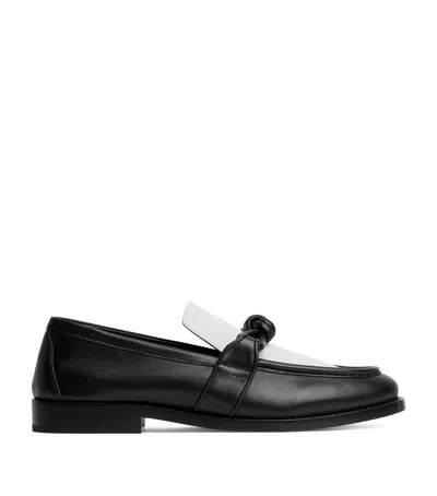 BOTTEGA VENETA LEATHER ASTAIRE LOAFERS