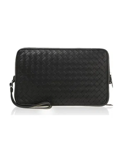BOTTEGA VENETA LOGO CLUTCH
