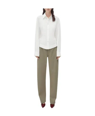 BOTTEGA VENETA BOTTEGA VENETA PUFF-SLEEVED BUTTONED SHIRT