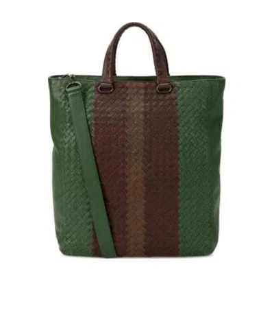 BOTTEGA VENETA LOGO HANDBAG