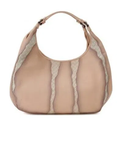 BOTTEGA VENETA LOGO HANDBAG