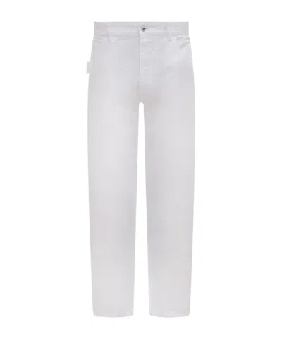 BOTTEGA VENETA BOTTEGA VENETA LOGO PATCH DENIM TROUSERS