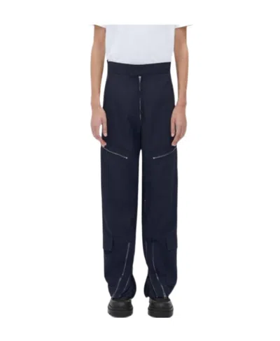 BOTTEGA VENETA BOTTEGA VENETA ALL-OVER ZIP DETAILED TROUSERS