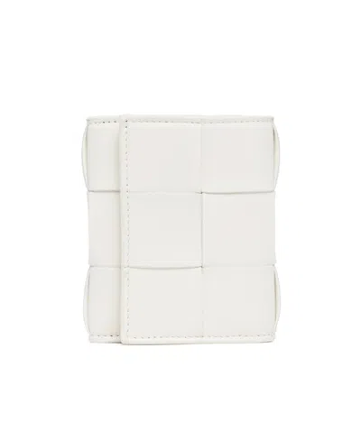 BOTTEGA VENETA SMALL CASSETTE TRI-FOLD ZIP WALLET