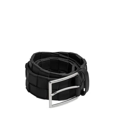BOTTEGA VENETA LOGO WOVEN BELT