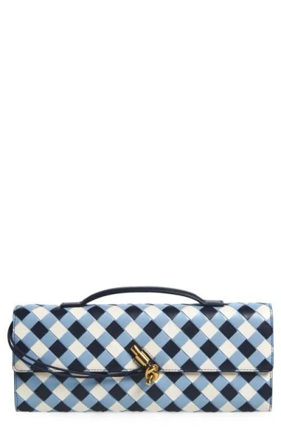 BOTTEGA VENETA BOTTEGA VENETA LONG ANDIAMO LEATHER EAST/WEST CLUTCH