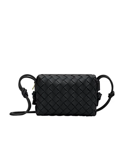 BOTTEGA VENETA BOTTEGA VENETA INTRECCIATO STRAPPED MINI CROSSBODY BAG