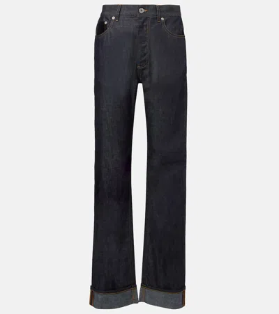 BOTTEGA VENETA MID-RISE STRAIGHT JEANS