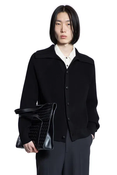 BOTTEGA VENETA COTTON ENGLISH RIB CARDIGAN