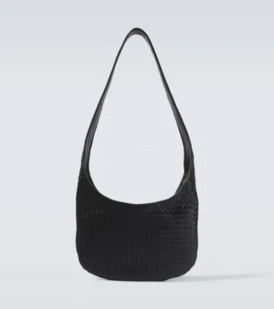 BOTTEGA VENETA VENETO INTRECCIATO LEATHER MESSENGER BAG