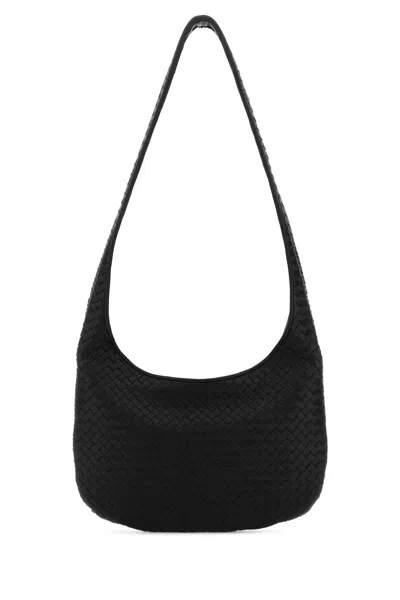 BOTTEGA VENETA BOTTEGA VENETA MEN BLACK NAPPA LEATHER VENETO CROSSBODY BAG