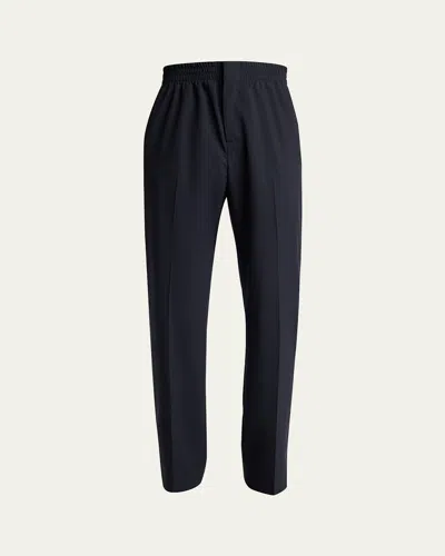 BOTTEGA VENETA MEN'S FINE WOOL TROUSERS