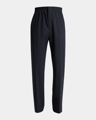 BOTTEGA VENETA MEN'S FINE WOOL TROUSERS