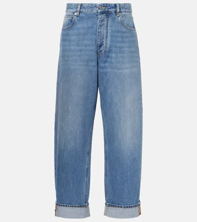 BOTTEGA VENETA MID-RISE STRAIGHT JEANS
