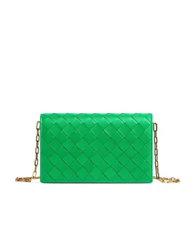 BOTTEGA VENETA MINI INTRECCIATO LEATHER BAG