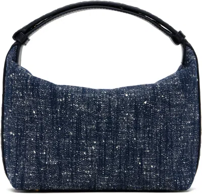 BOTTEGA VENETA NAVY & WHITE WALLACE BAG