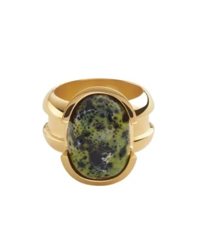 BOTTEGA VENETA ELLIPSE SMALL CERAMIC RING
