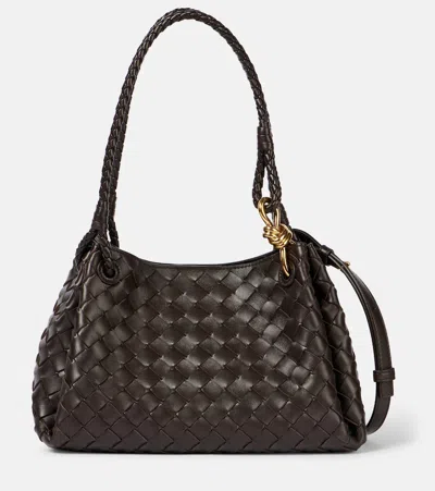 BOTTEGA VENETA PARACHUTE MEDIUM INTRECCIATO LEATHER TOTE BAG