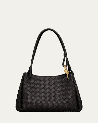 BOTTEGA VENETA PARACHUTE MEDIUM NAPPA LEATHER SHOULDER BAG
