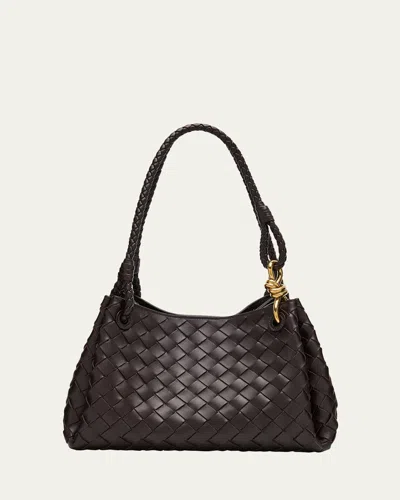 BOTTEGA VENETA PARACHUTE MEDIUM NAPPA LEATHER SHOULDER BAG