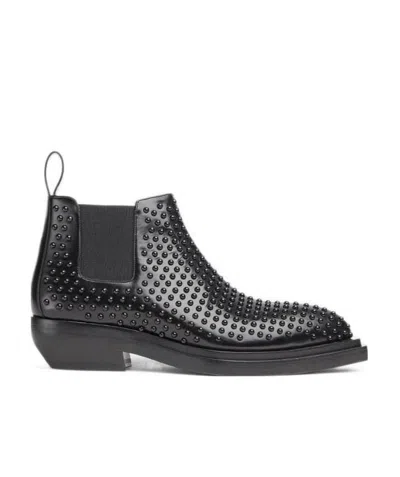 BOTTEGA VENETA RIVET ZIPPER BOOTS