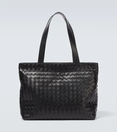 BOTTEGA VENETA INTRECCIATO SMALL LEATHER TOTE BAG