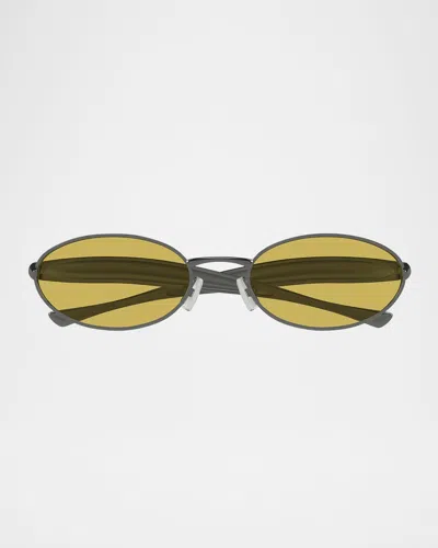 BOTTEGA VENETA SARDINE LOGO ENGRAVED METAL SUNGLASSES