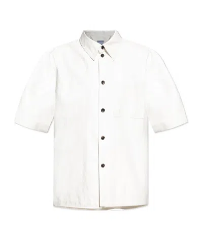 BOTTEGA VENETA BOTTEGA VENETA REGULAR FIT LEATHER SHIRT