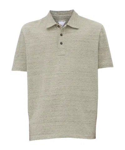 BOTTEGA VENETA BOTTEGA VENETA LOGO EMBROIDERED SHORT-SLEEVED POLO SHIRT
