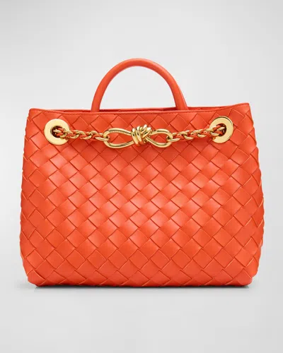 BOTTEGA VENETA SMALL ANDIAMO SHOULDER BAG WITH CHAIN STRAP