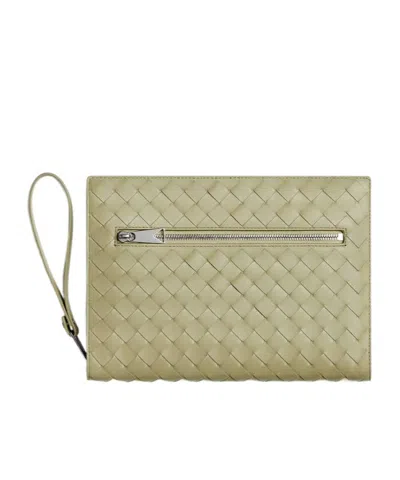 BOTTEGA VENETA SMALL INTRECCIATO DOCUMENT CASE WITH WRISTLET