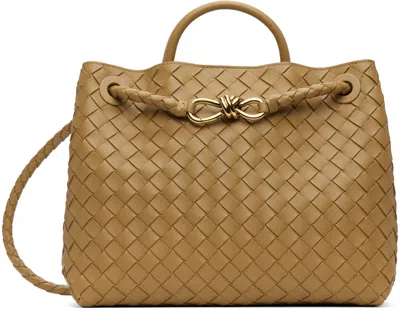BOTTEGA VENETA TAN MEDIUM ANDIAMO BAG