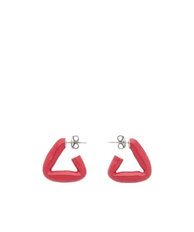 BOTTEGA VENETA BOTTEGA VENETA TRIANGLE HOOP EARRINGS